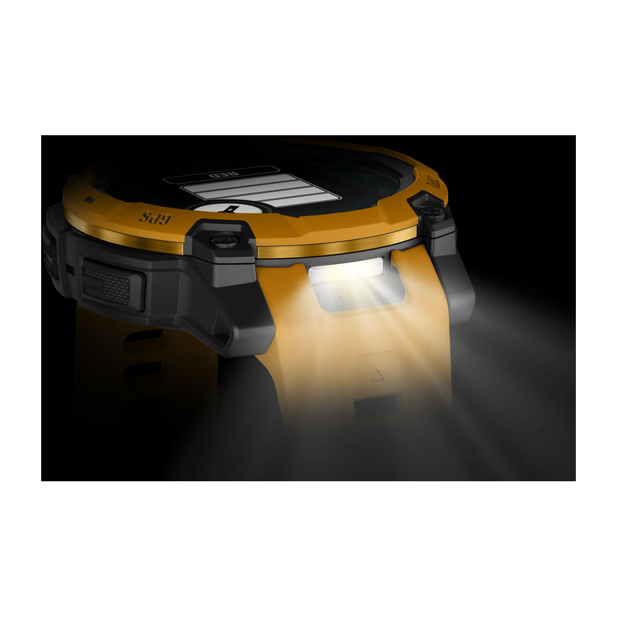 Instinct® 3 – 45 mm, Solar Sunburst with Sunburst/Gray Band