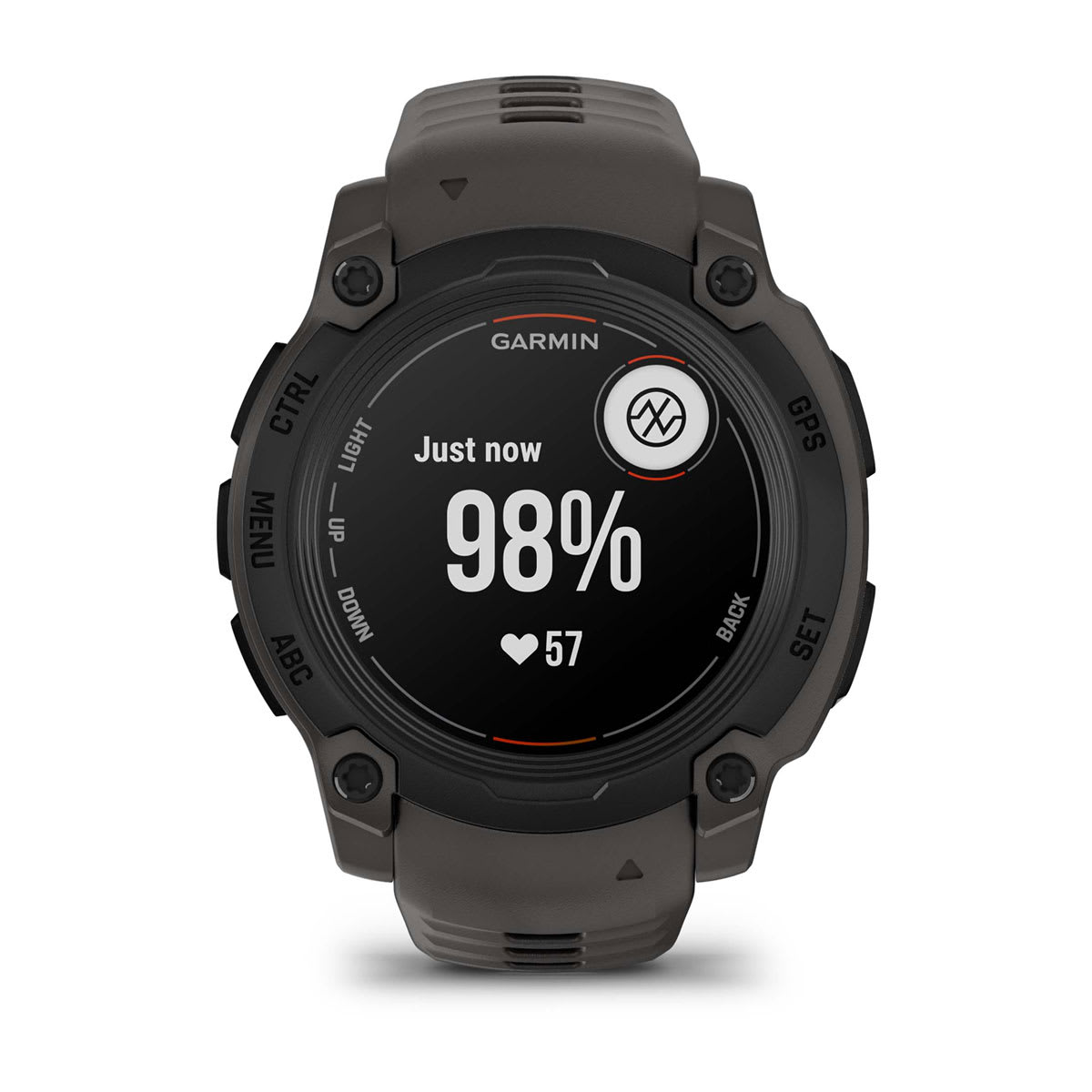Instinct® E – 40 mm Black with Charcoal Band