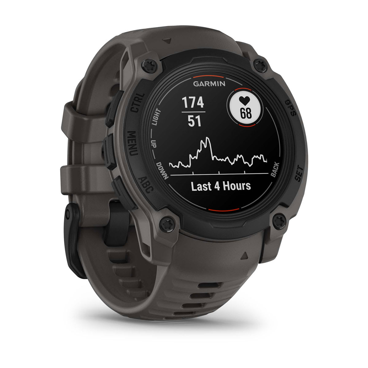Instinct® E – 40 mm Black with Charcoal Band