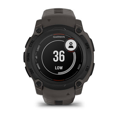 Instinct® E – 40 mm Black with Charcoal Band