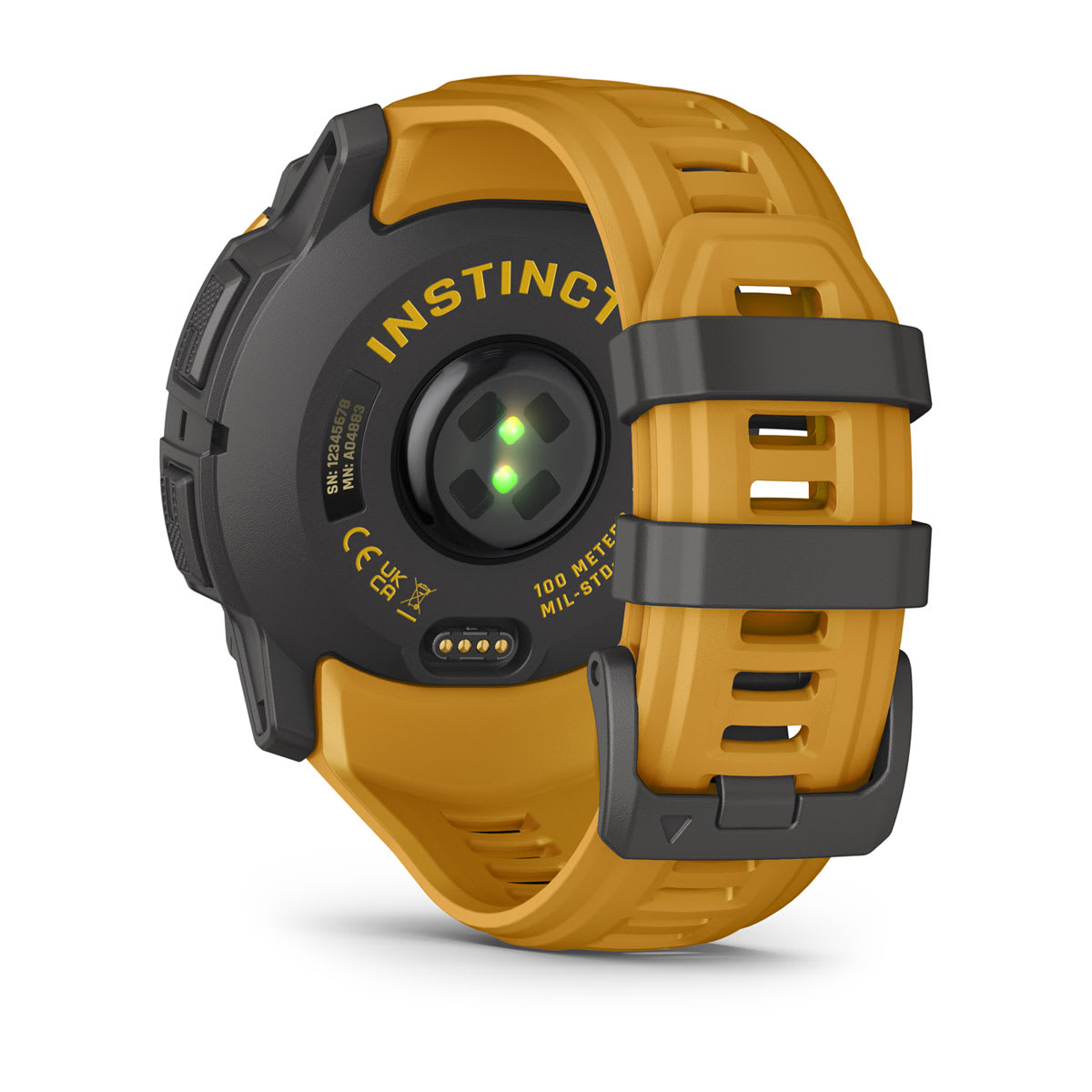 Instinct® 3 – 50 mm, Solar Sunburst with Sunburst/Gray Band
