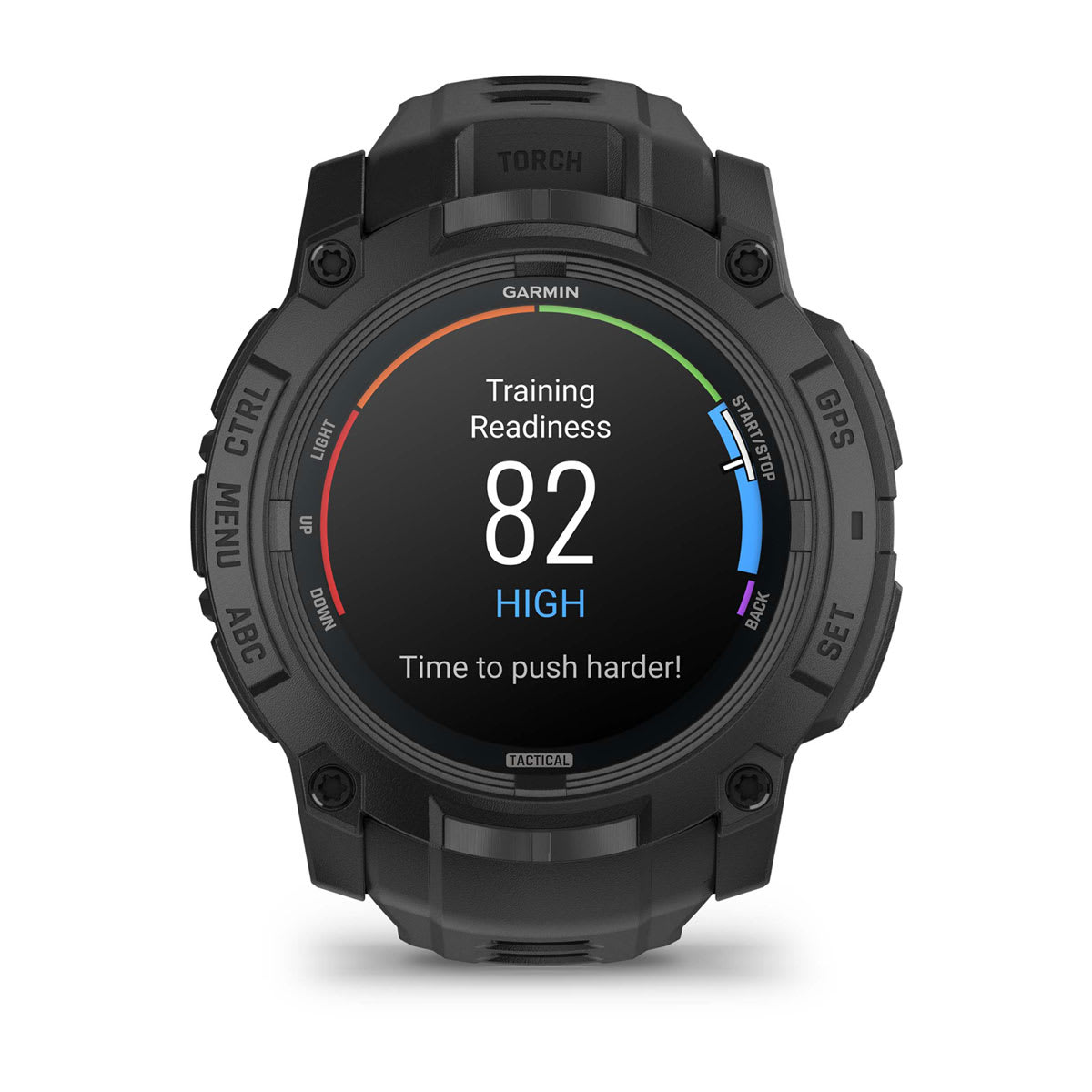 Instinct® 3 – 50 mm, AMOLED, Tactical Edition Black with Black Band