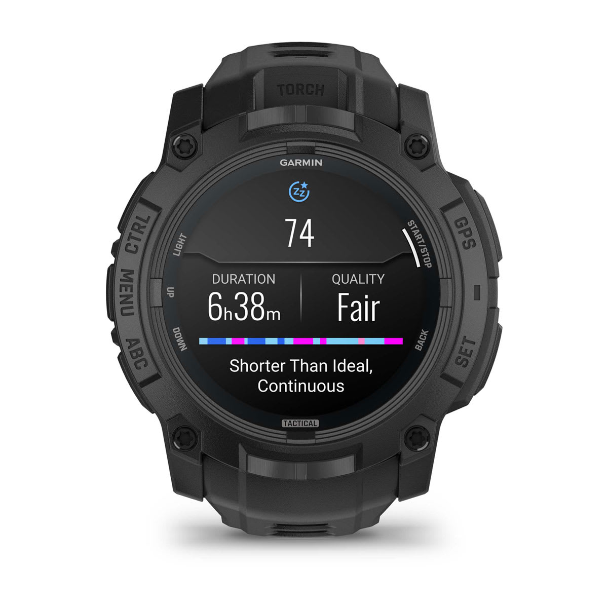 Instinct® 3 – 50 mm, AMOLED, Tactical Edition Black with Black Band