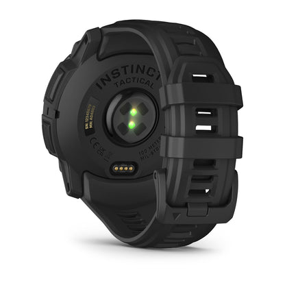 Instinct® 3 – 50 mm, AMOLED, Tactical Edition Black with Black Band