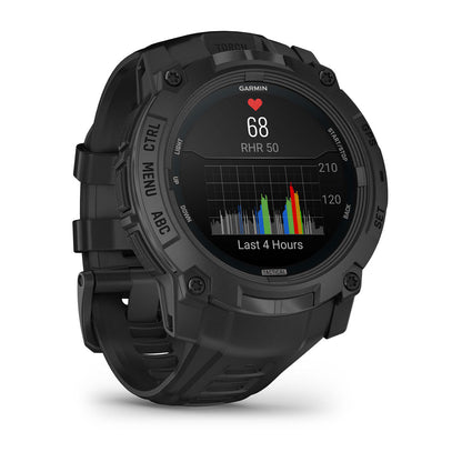 Instinct® 3 – 50 mm, AMOLED, Tactical Edition Black with Black Band