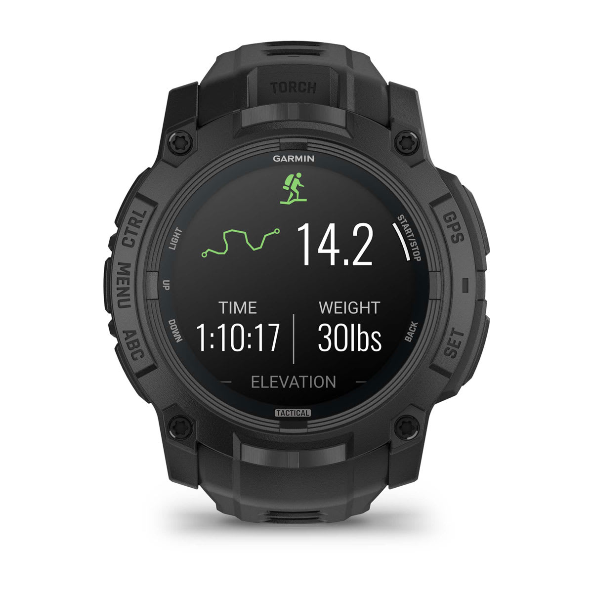 Instinct® 3 – 50 mm, AMOLED, Tactical Edition Black with Black Band