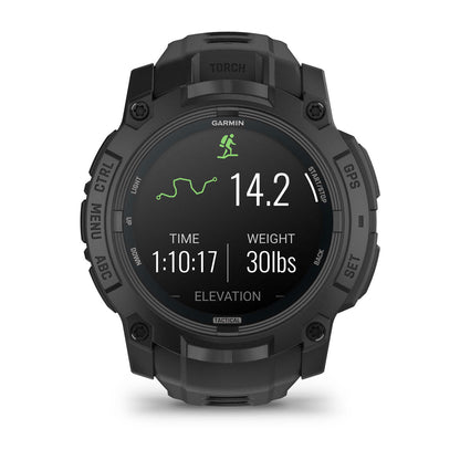 Instinct® 3 – 50 mm, AMOLED, Tactical Edition Black with Black Band