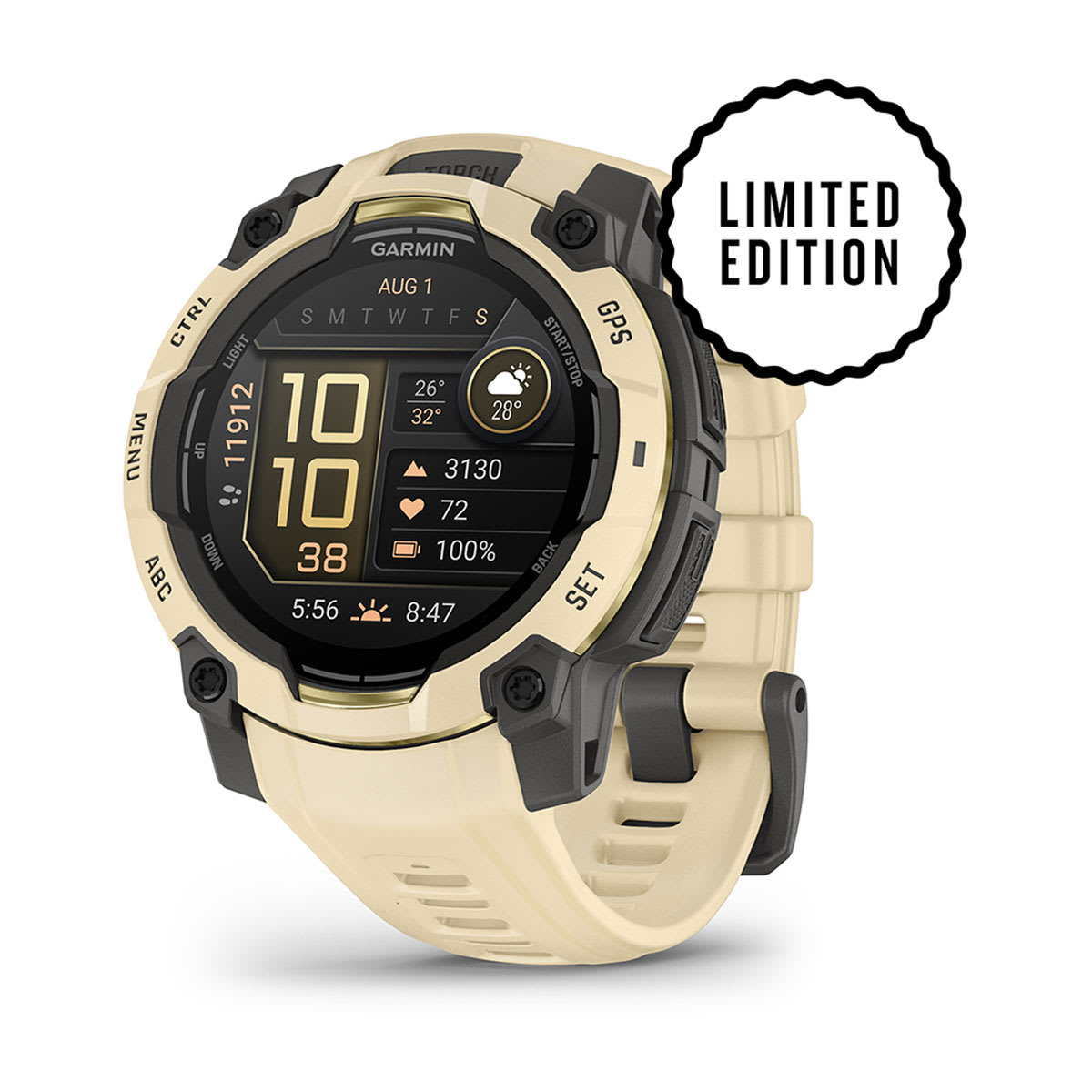 Instinct® 3 – 45 mm, AMOLED Citrine with Citrine Band
