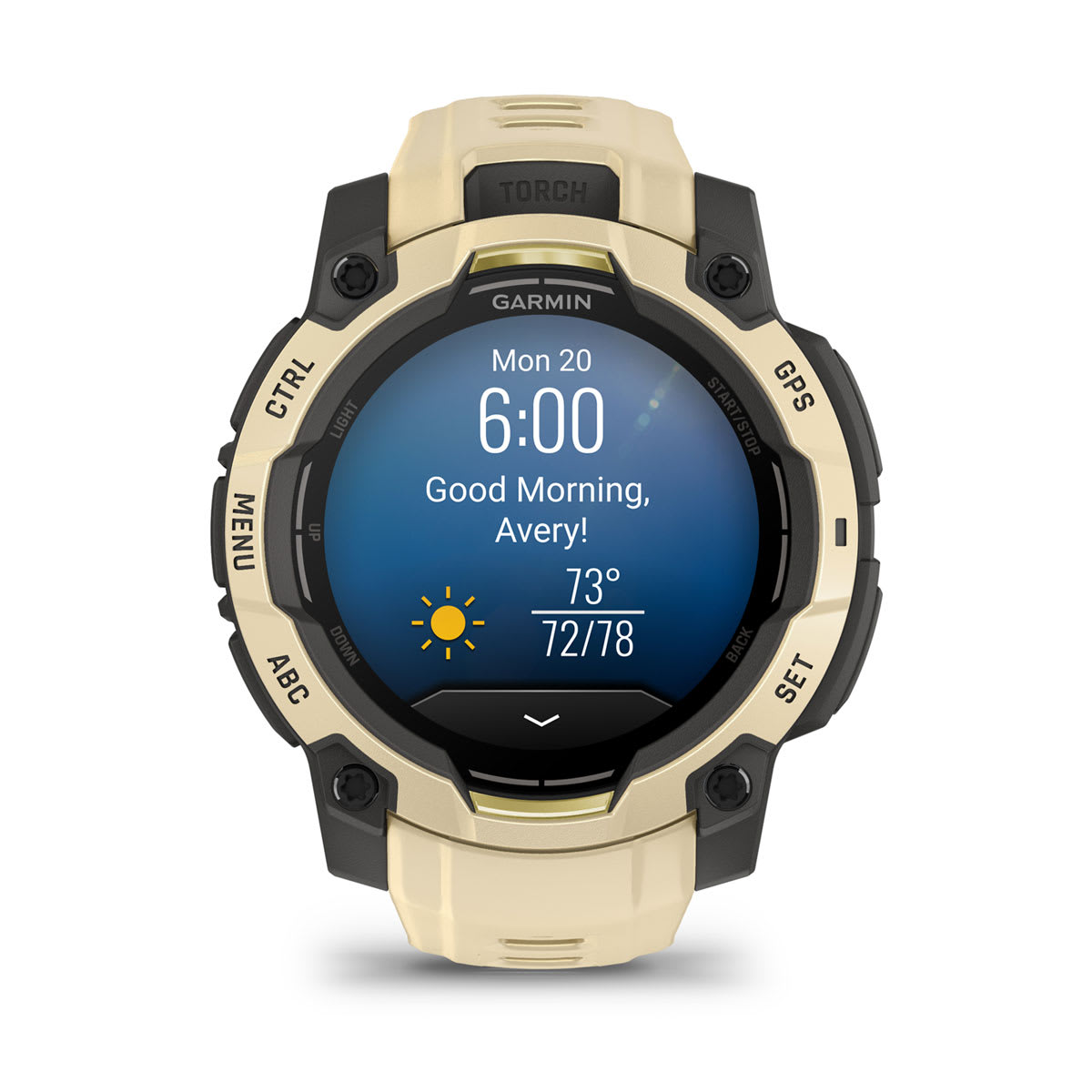 Instinct® 3 – 45 mm, AMOLED Citrine with Citrine Band
