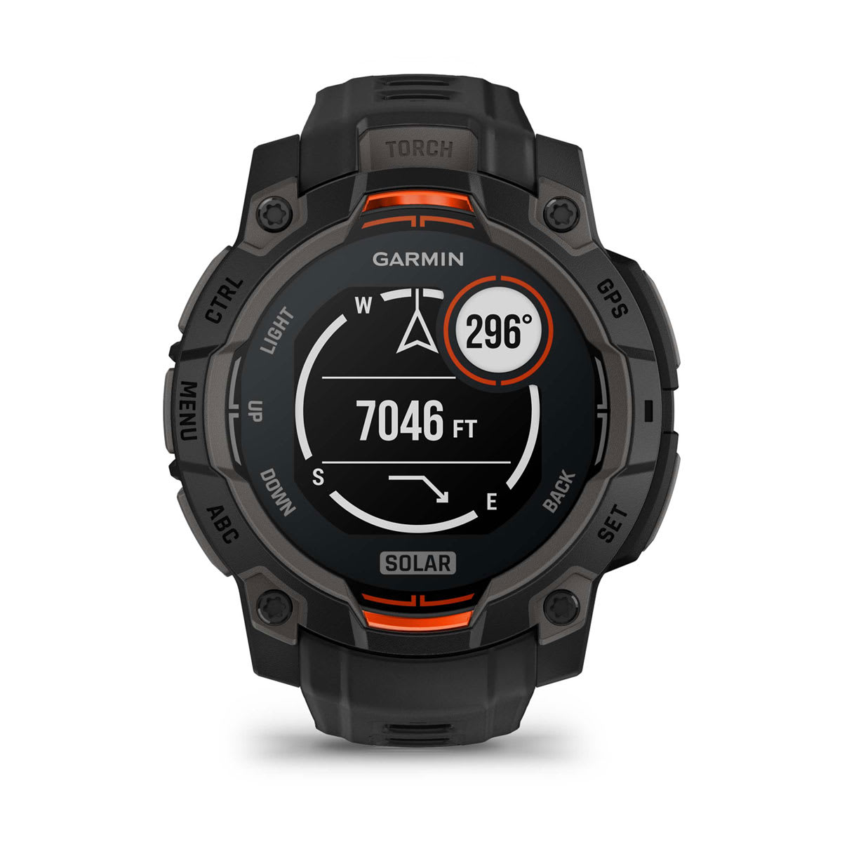 Instinct® 3 – 45 mm, Solar Black with Black Band