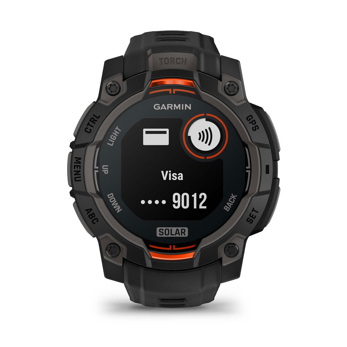 Instinct® 3 – 45 mm, Solar Black with Black Band