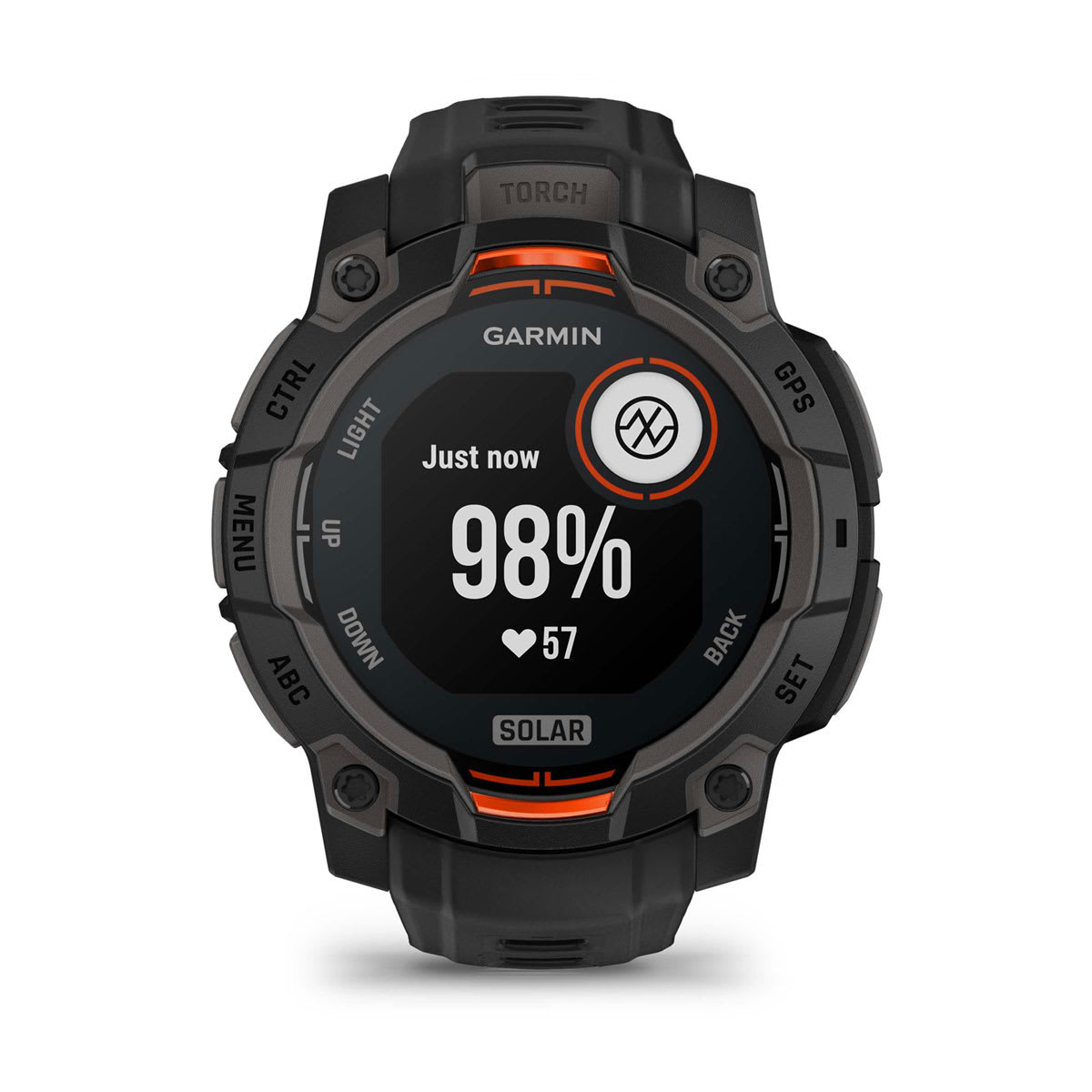 Instinct® 3 – 45 mm, Solar Black with Black Band