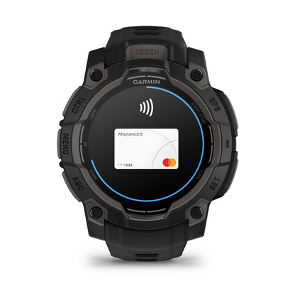 Instinct® 3 – 45 mm, AMOLED Black with Black Band