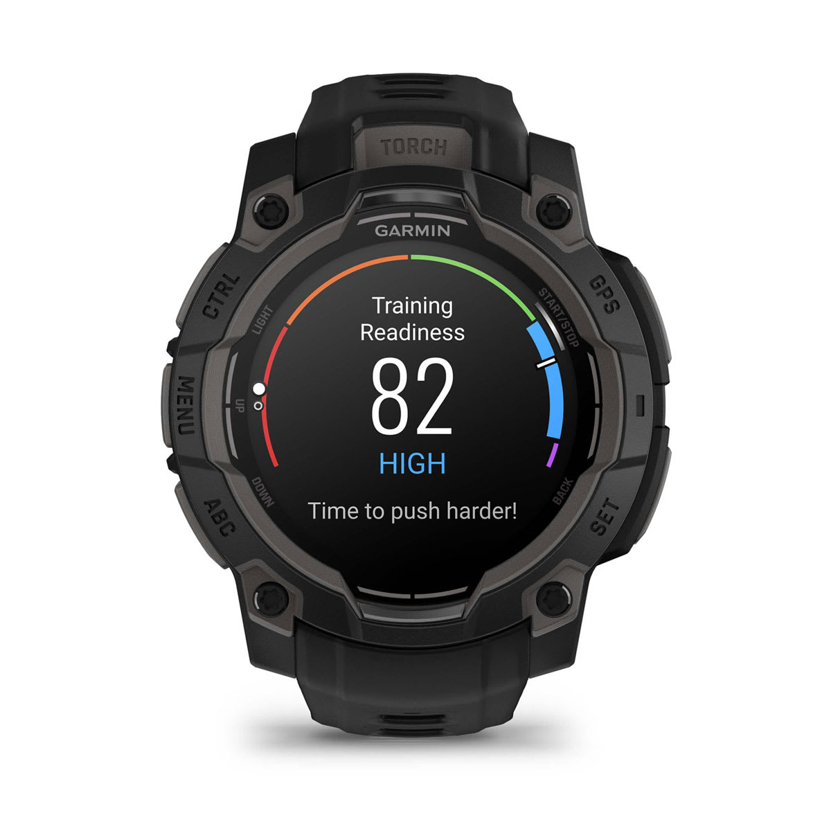 Instinct® 3 – 45 mm, AMOLED Black with Black Band