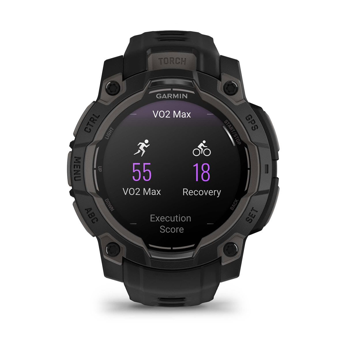 Instinct® 3 – 45 mm, AMOLED Black with Black Band