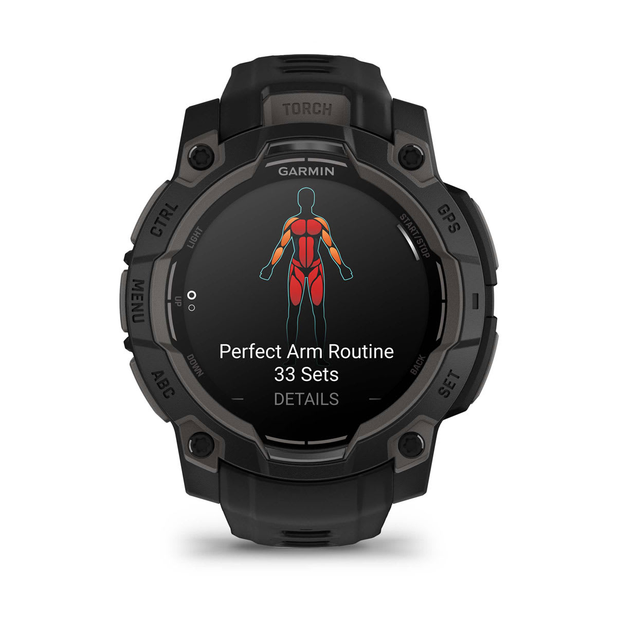 Instinct® 3 – 45 mm, AMOLED Black with Black Band