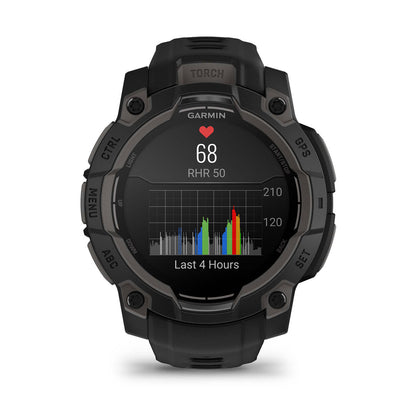 Instinct® 3 – 45 mm, AMOLED Black with Black Band