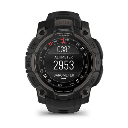 Instinct® 3 – 45 mm, AMOLED Black with Black Band