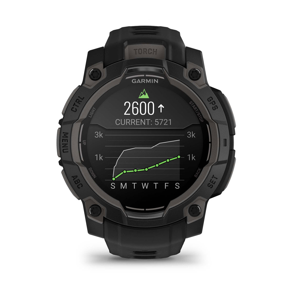 Instinct® 3 – 45 mm, AMOLED Black with Black Band
