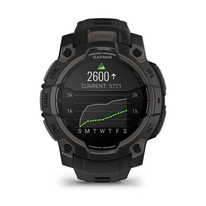 Instinct® 3 – 45 mm, AMOLED Black with Black Band