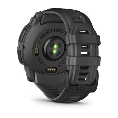 Instinct® 3 – 50 mm, Solar Black with Charcoal Band