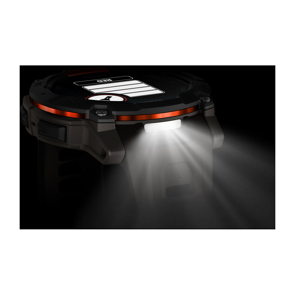 Instinct® 3 – 50 mm, Solar Black with Charcoal Band