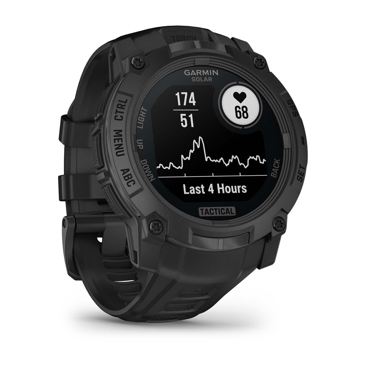 Instinct® 3 – 50 mm, Solar, Tactical Edition Black with Black Band