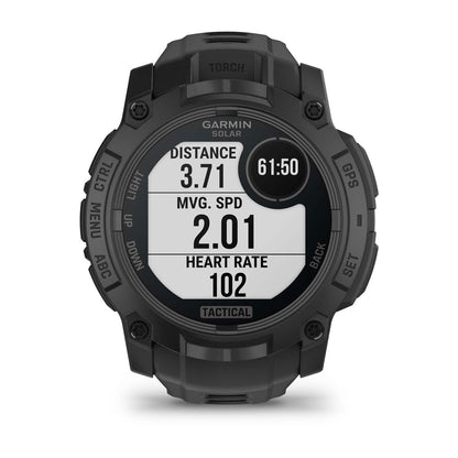 Instinct® 3 – 50 mm, Solar, Tactical Edition Black with Black Band