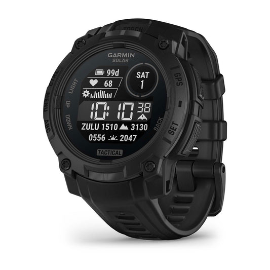 Instinct® 3 – 45 mm, Solar, Tactical Edition Black with Black Band