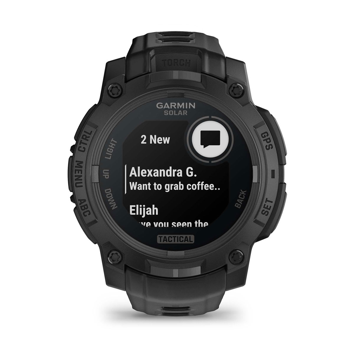 Instinct® 3 – 45 mm, Solar, Tactical Edition Black with Black Band