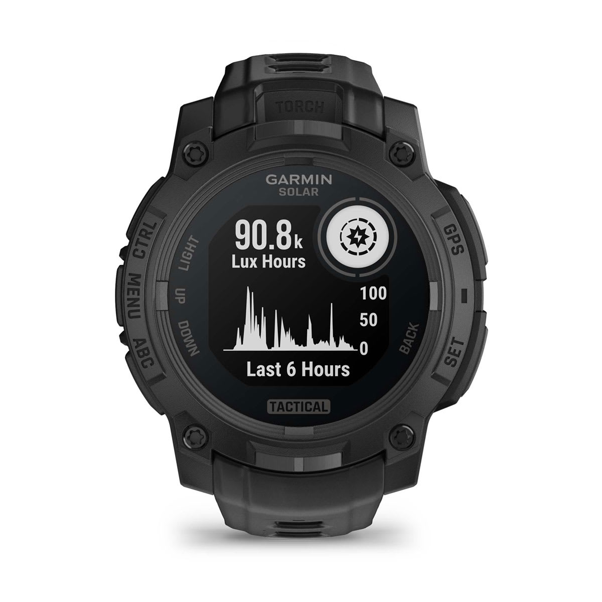 Instinct® 3 – 45 mm, Solar, Tactical Edition Black with Black Band