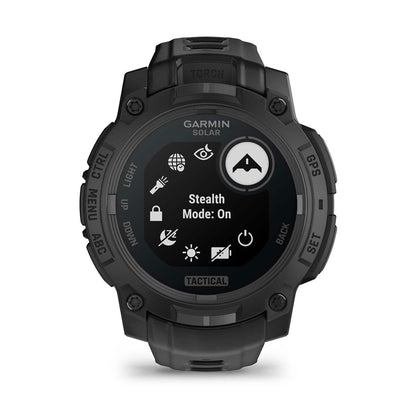Instinct® 3 – 45 mm, Solar, Tactical Edition Black with Black Band