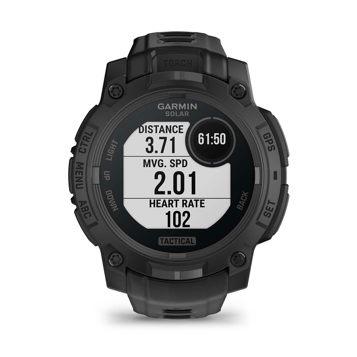 Instinct® 3 – 45 mm, Solar, Tactical Edition Black with Black Band