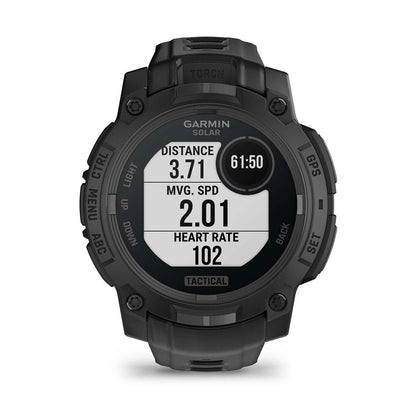 Instinct® 3 – 45 mm, Solar, Tactical Edition Black with Black Band