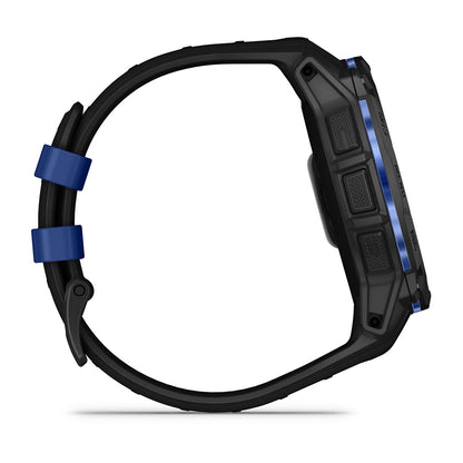 Instinct® 3 – 50 mm, AMOLED Black with Black/Bolt Blue Band