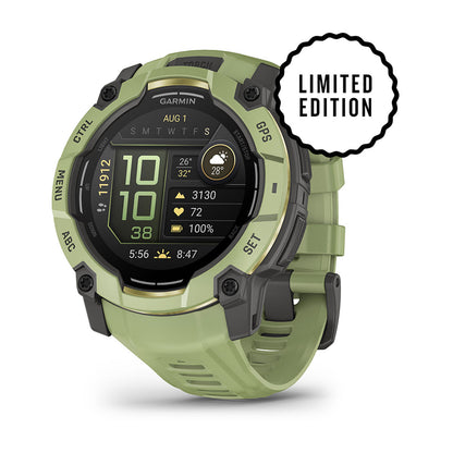Instinct® 3 – 50 mm, AMOLED Fern Green with Fern Green Band