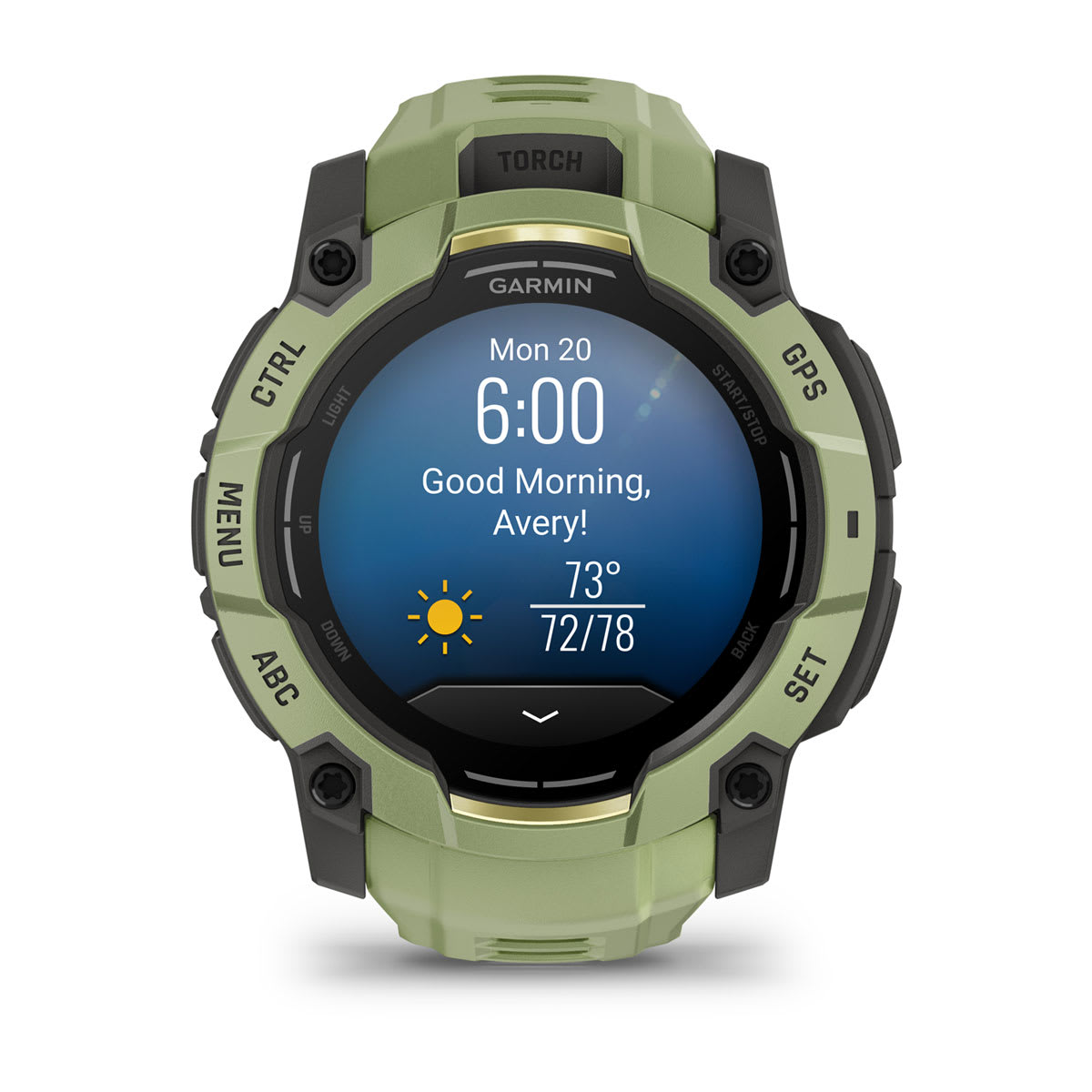 Instinct® 3 – 50 mm, AMOLED Fern Green with Fern Green Band