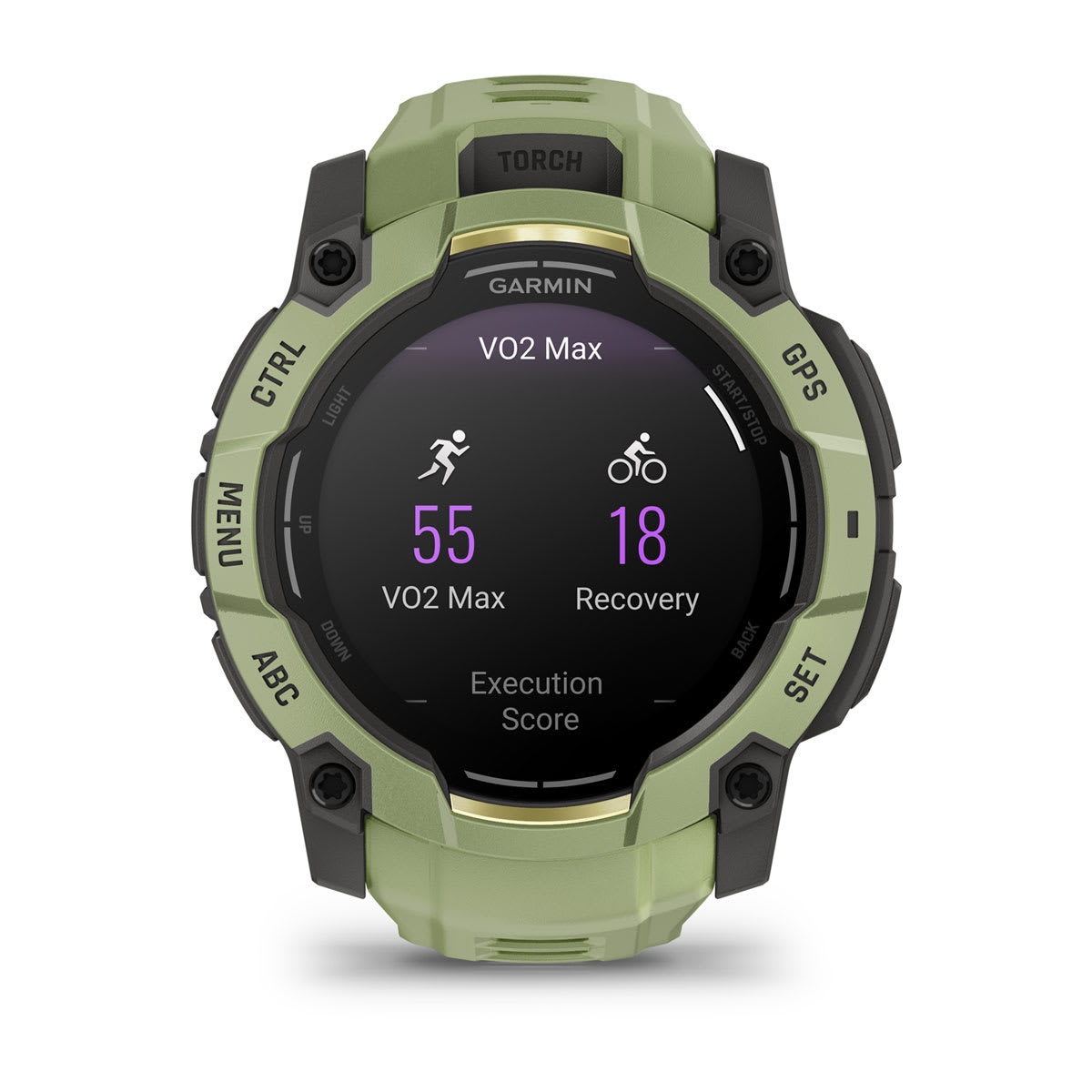 Instinct® 3 – 50 mm, AMOLED Fern Green with Fern Green Band