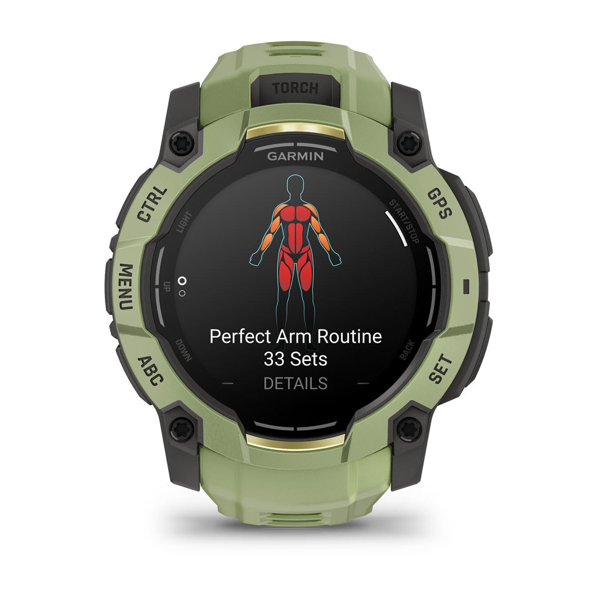 Instinct® 3 – 50 mm, AMOLED Fern Green with Fern Green Band