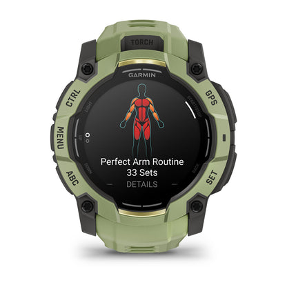 Instinct® 3 – 50 mm, AMOLED Fern Green with Fern Green Band