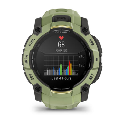Instinct® 3 – 50 mm, AMOLED Fern Green with Fern Green Band