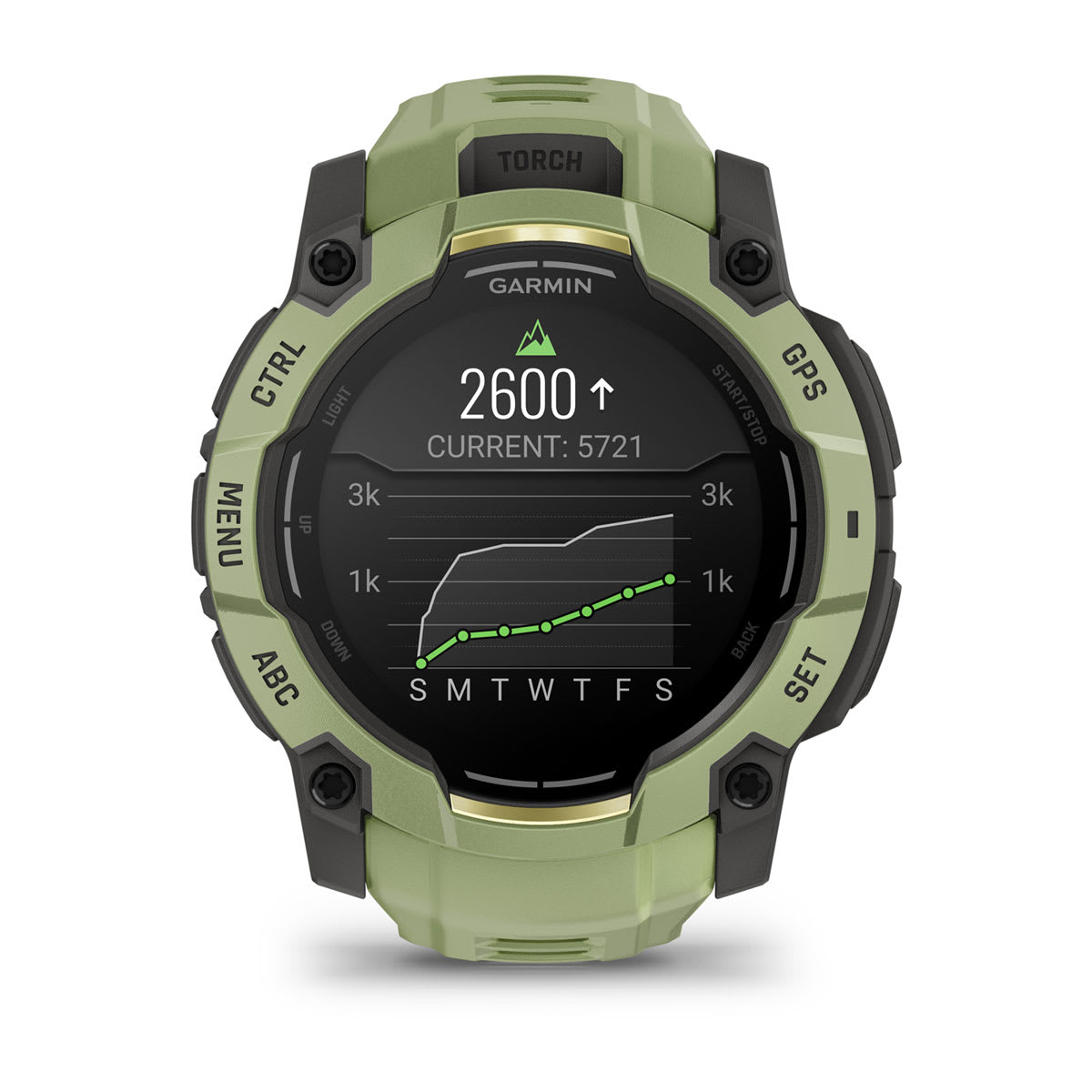 Instinct® 3 – 50 mm, AMOLED Fern Green with Fern Green Band