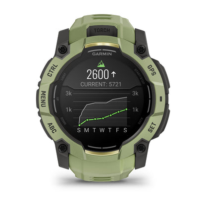 Instinct® 3 – 50 mm, AMOLED Fern Green with Fern Green Band