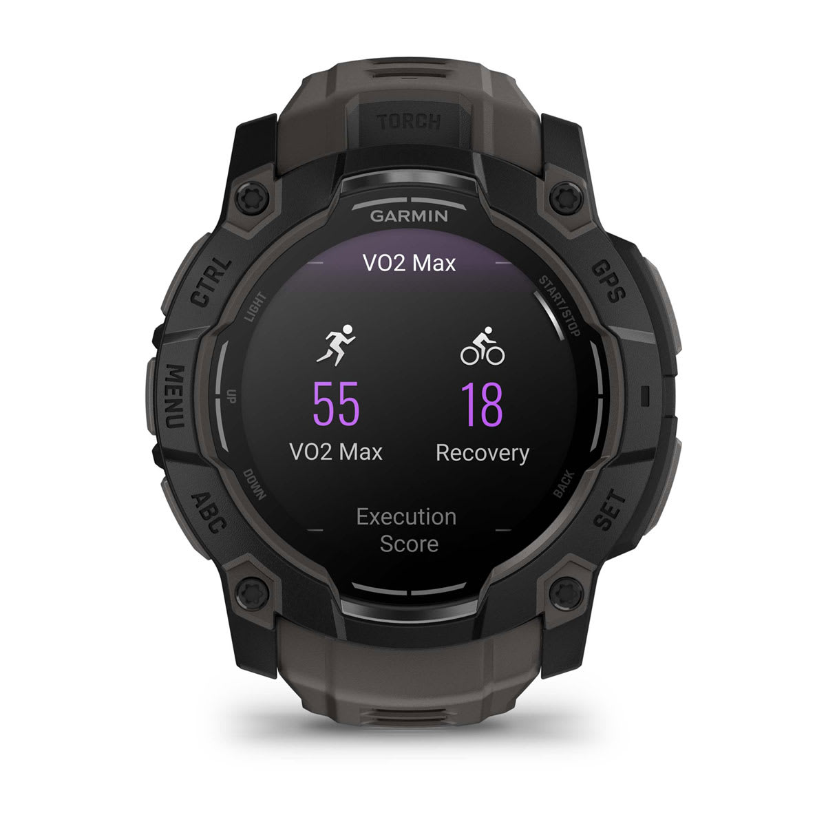 Instinct® 3 – 50 mm, AMOLED Black with Charcoal Band