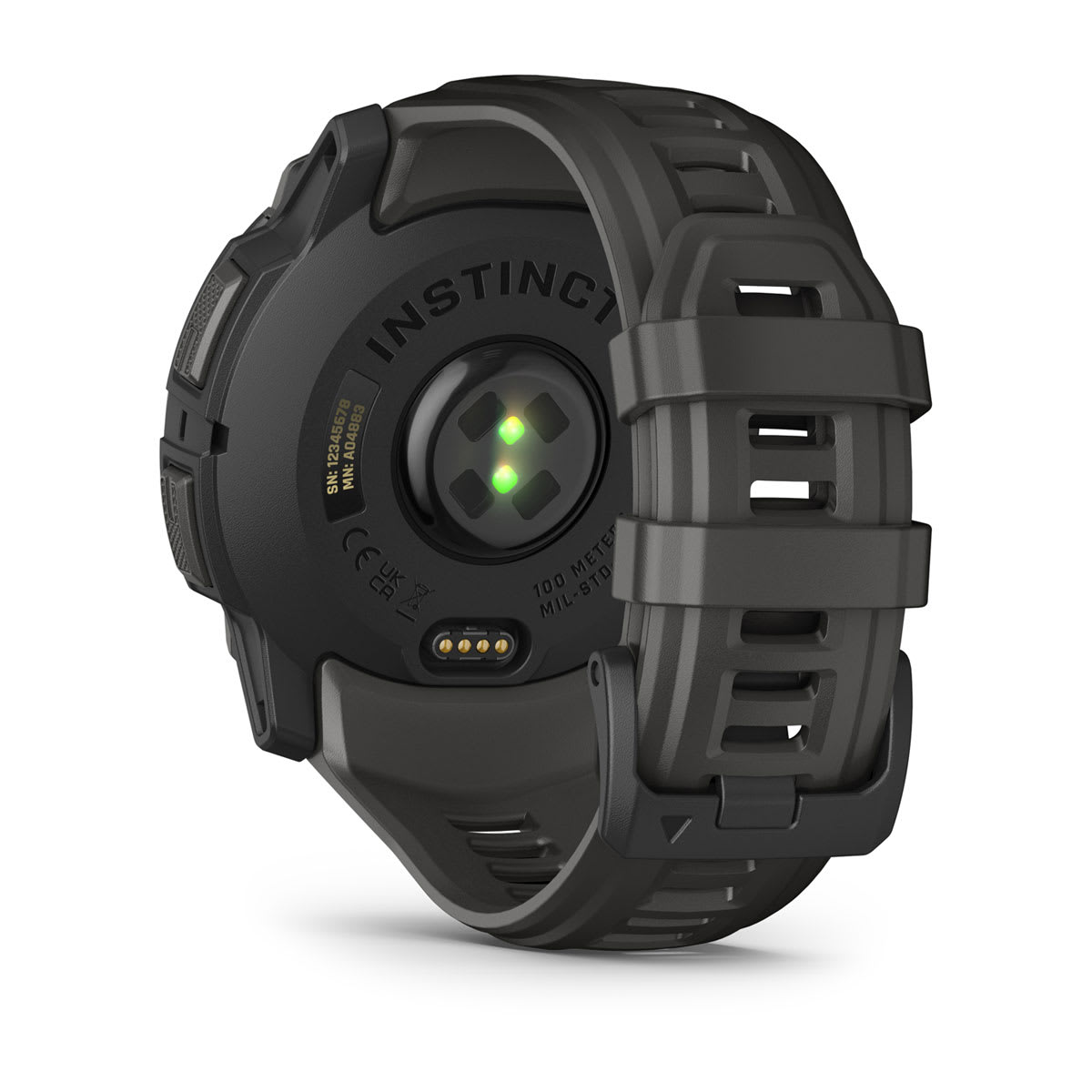 Instinct® 3 – 50 mm, AMOLED Black with Charcoal Band