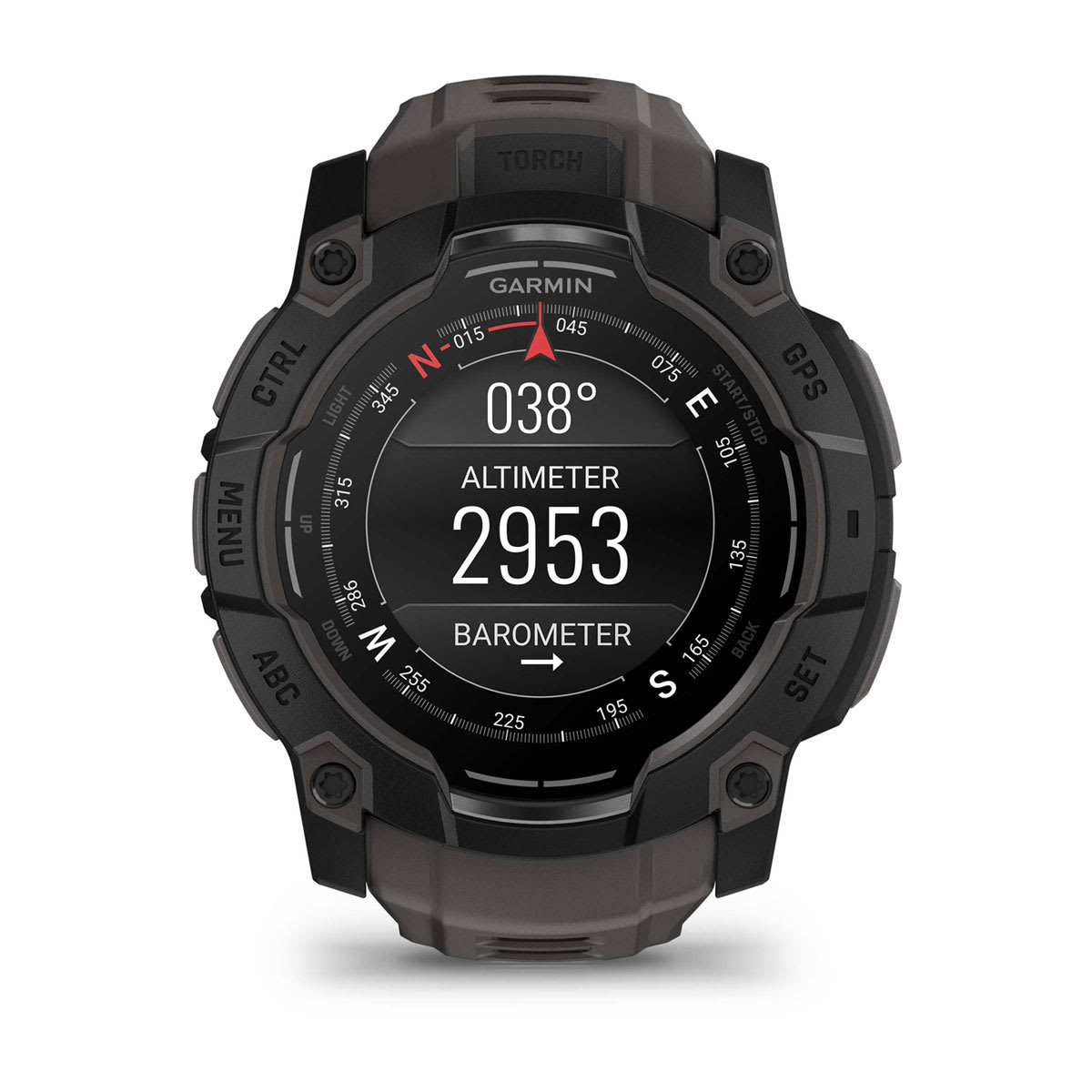 Instinct® 3 – 50 mm, AMOLED Black with Charcoal Band