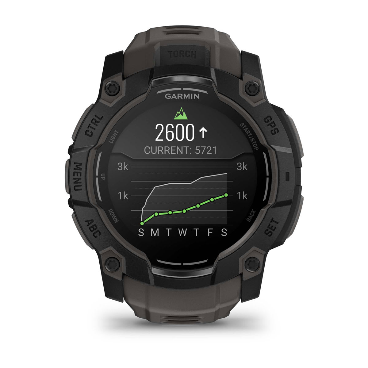 Instinct® 3 – 50 mm, AMOLED Black with Charcoal Band