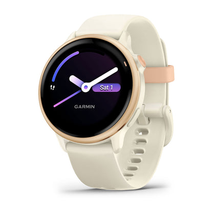 vívoactive® 6 Metallic Pink Dawn with Bone Band