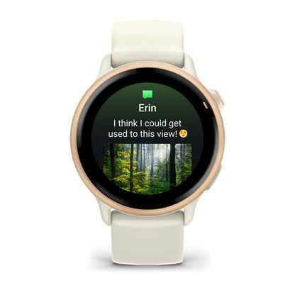 vívoactive® 6 Metallic Pink Dawn with Bone Band