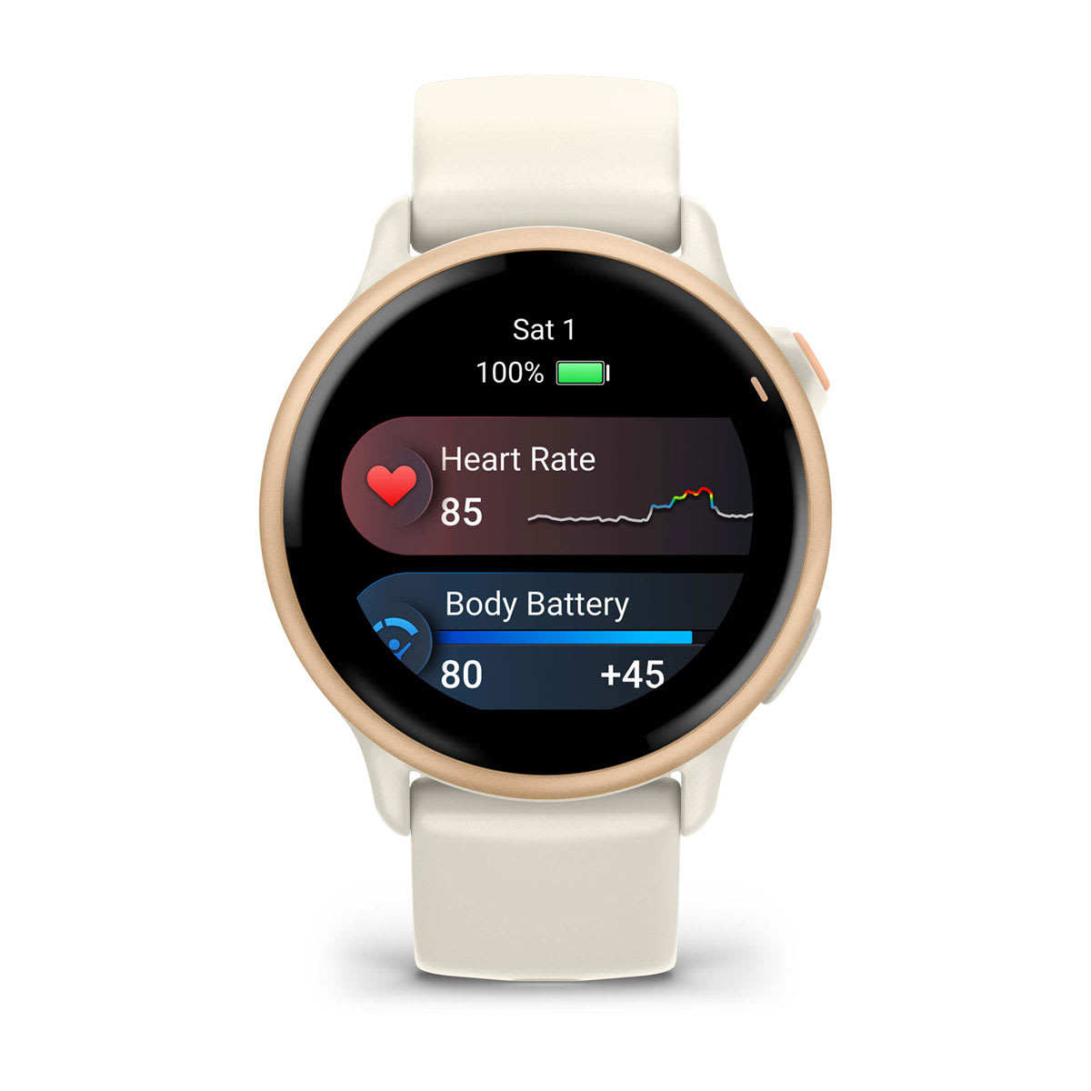 vívoactive® 6 Metallic Pink Dawn with Bone Band